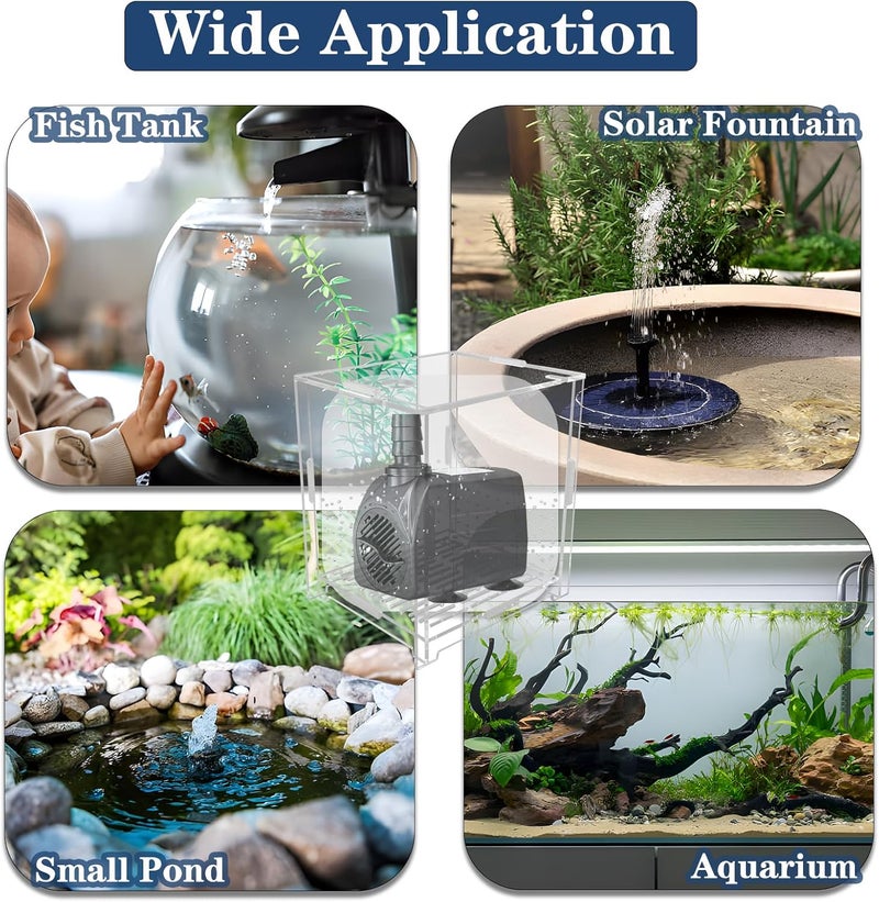 PILISPARK Small Pond Pump Cover, Fish Water Tank Protective Case, Acrylic Protective Cover For Outdoor Pond Filter, Water Filter Pump, Outdoor Pond, Garden, Swimming Pool, Fish Tank (4.3 “X3.5 ”X5.1") - Image 3